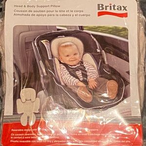 Britax head and body support for newborn infant car seat - safety tested.